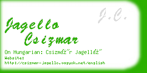 jagello csizmar business card